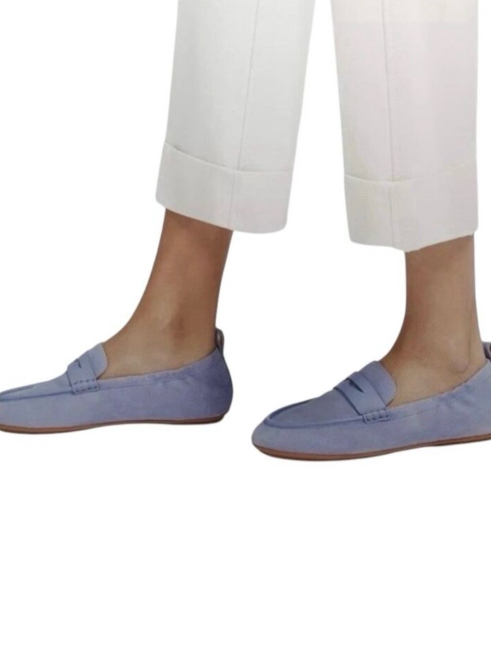 FitFlop Allegro suede loafers lilac Sz 7.5 GREAT USED CONDITION Worn 4 times - Picture 4 of 13